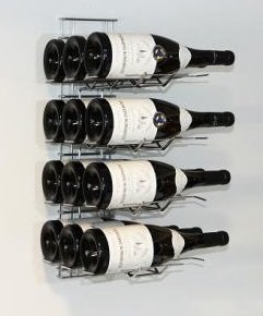 Винный стеллаж VisioPlan VRS4N3C Стеллаж состоит из 1 стойки S4 и включает 4 корзины N3 на 3 бутылки каждая. Вместимость стеллажа - 12 бутылок.