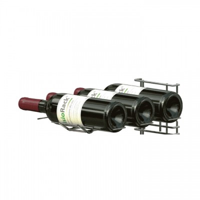 Винный стеллаж VisioPlan VRM12N3Cr Стеллаж состоит из двух стоек (1 стойка S4 + 1 стойка M8) и включает 12 корзин N3 на 3 бутылки каждая. Вместимость стеллажа - 36 бутылок.