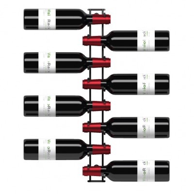 Винный стеллаж VisioCloud на 8 бутылок, чёрный Вместимость - 8 бутылок.