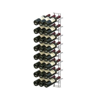 Винный стеллаж VisioPlus VRM8N3FNM Стеллаж состоит из 1 стойки и включает 8 корзин N3 на 3 бутылки каждая. Вместимость - 24 бутылки.