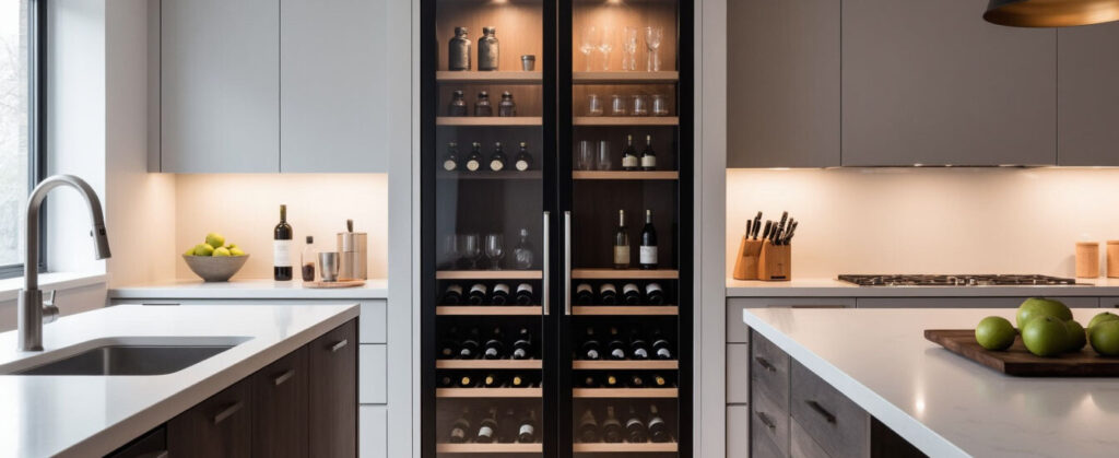 Винные шкафы, как система хранения