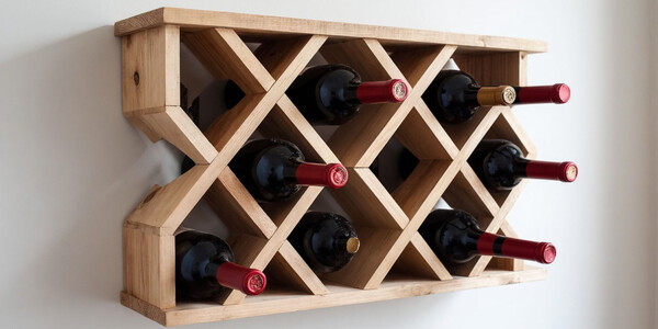 Винные полки своими руками