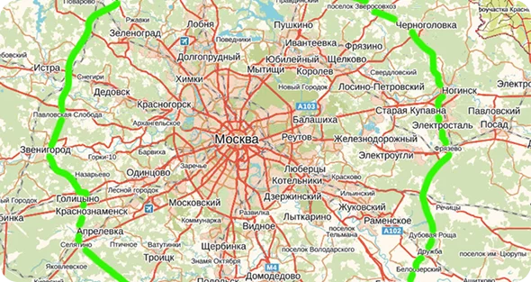 Карта доставки