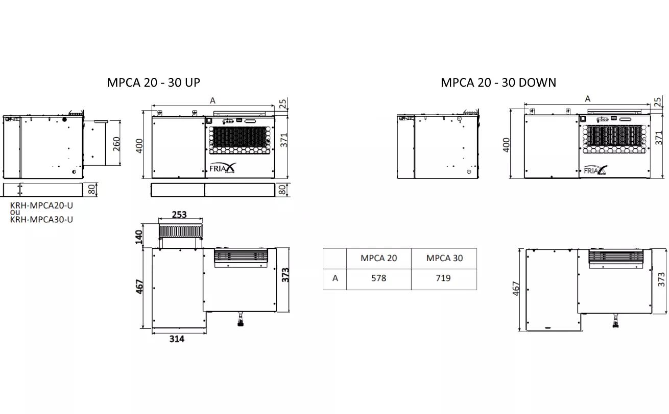 Моноблок MPCA 20 СС VINTAGE UP (моноблок+блок управл.)